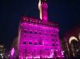 Palazzo Vecchio in rosa per la LILT: le foto