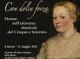 Con dolce forza: donne nell'universo musicale del Cinque e Seicento - Oratorio di Santa Caterina delle Ruote
