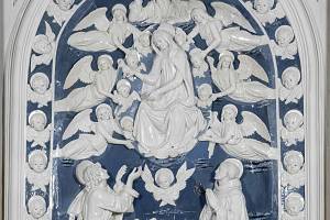 Il restauro della Madonna della Cintola di Andrea della Robbia
