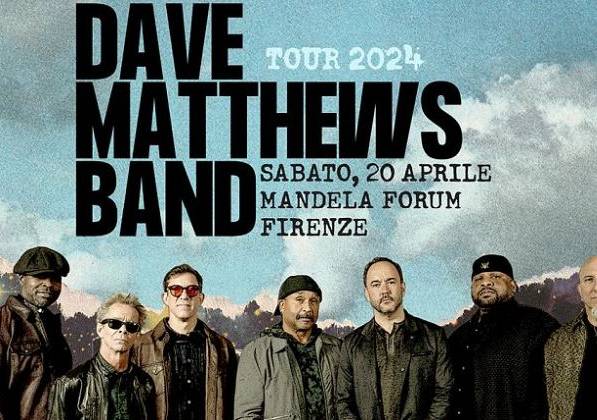 Evento Dave Matthews Band  - Nelson Mandela Forum