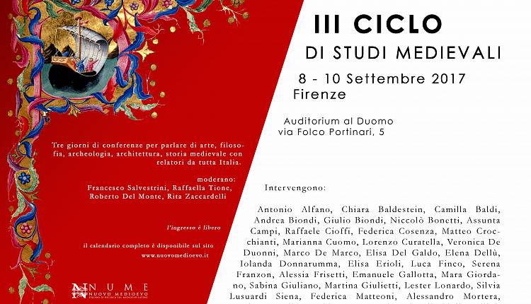 Evento III ciclo di studi medievali Auditorium al Duomo