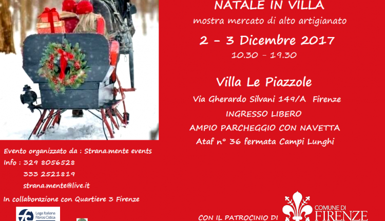 Evento Natale In Villa Villa le Piazzole