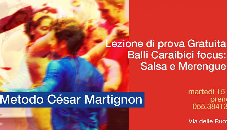 Evento Corso di Balli Caraibici con Cèsar Martignon Buenos Aires Tango a.s.d.