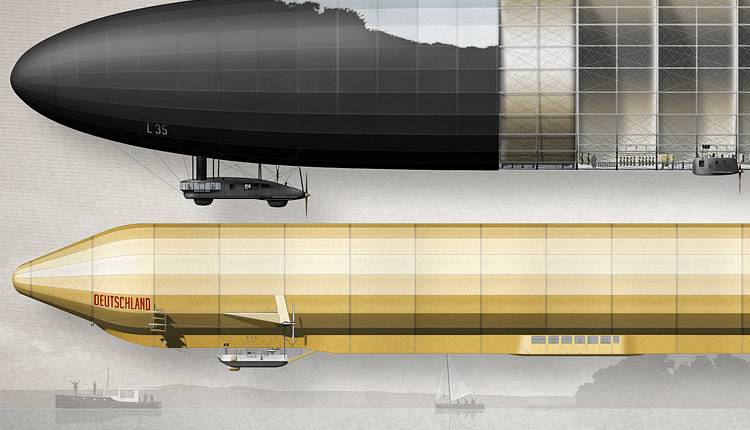 Evento Airships | Dirigibili. Navi tra le nuvole - Mostra di Max Pinucci 79rosso