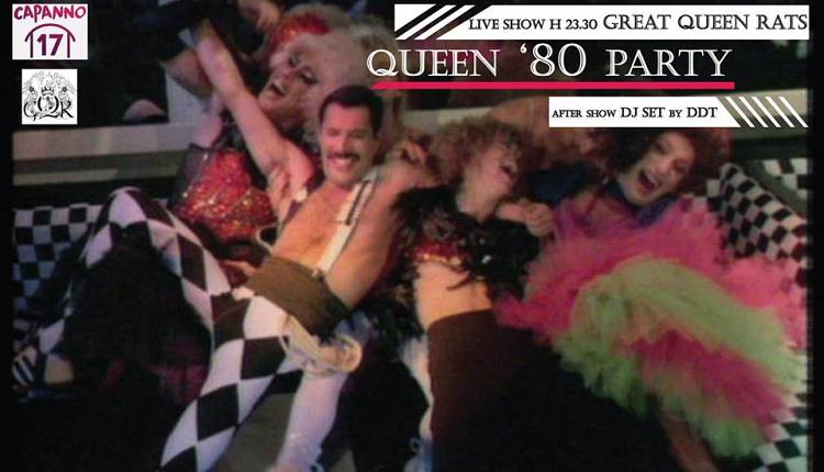 Evento Queen '80 Party Capanno Blackout
