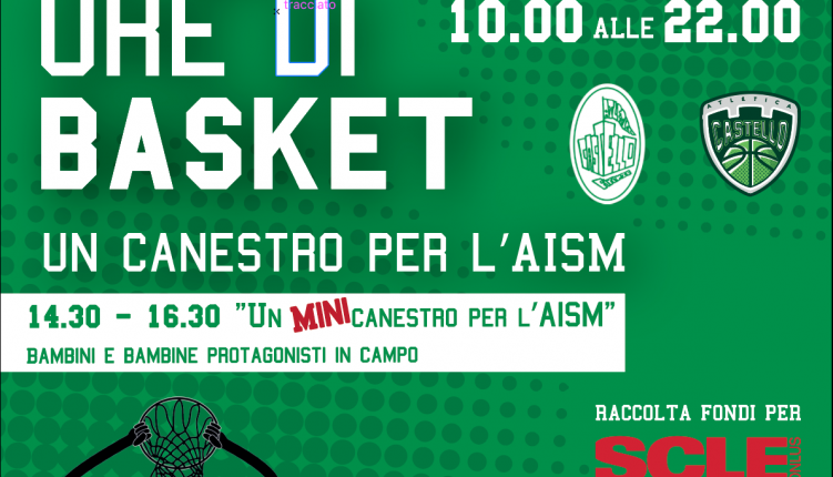 Evento Un canestro per l'AISM - 12h di Basket  ASD Atletica Castello