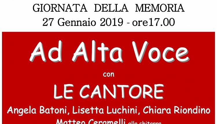 Evento Spettacolo musicale: Ad Alta Voce Teatro del Borgo