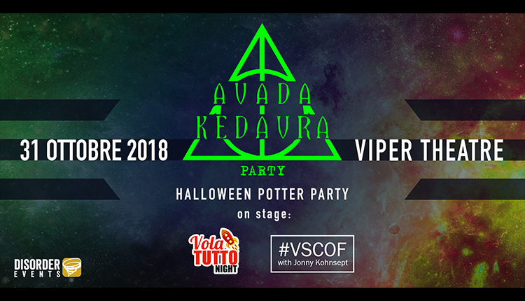 Evento Halloween Potter Party Viper Theatre