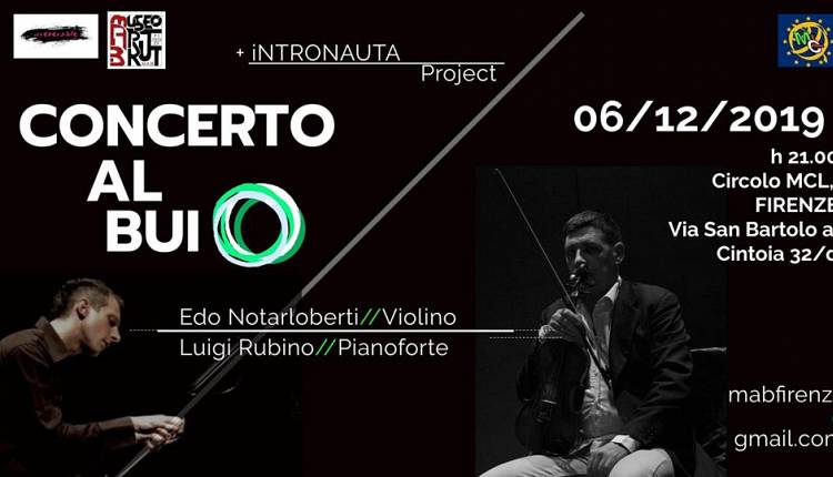 Evento Concerto al Buio - iNTRONAUTA Project MCL San Bartolo
