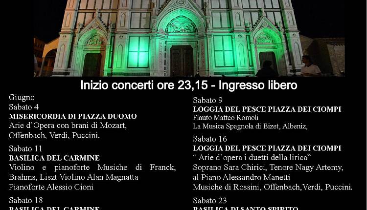 Evento Estate Fiorentina 2016 - Opera lirica sul Sagrato del Duomo Piazza del Duomo