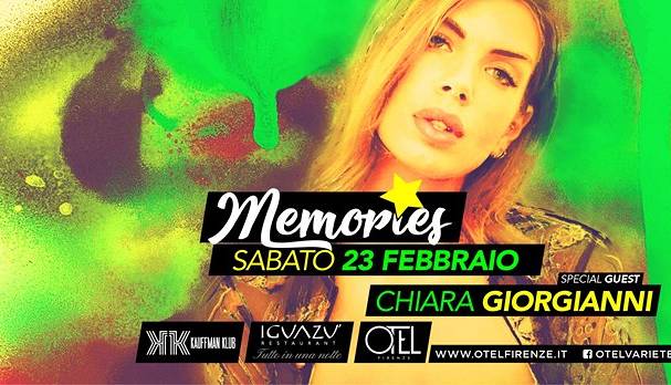 Evento Memories: Chiara Giorgianni Otel Varietè