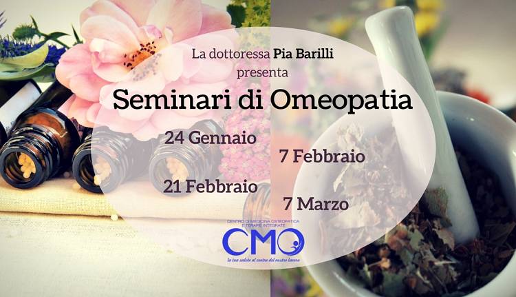 Evento Seminari di omeopatia CMO Centro di Medicina Osteopatica