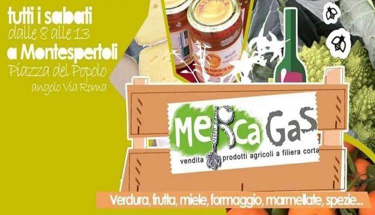Evento Mercagas Montespertoli, vendita di prodotti a filiera corta Piazza del Popolo