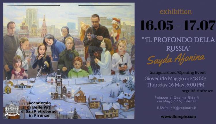 Evento Mostra di Sayda Afonina: Il Profondo della Russia Accademia delle Bella Arti di San Pietroburgo 
