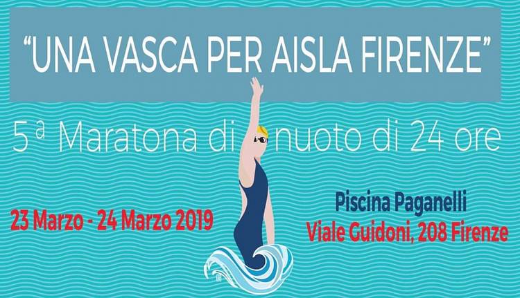 Evento Maratona di nuoto:  Una vasca per Aisla Firenze Piscina Paganelli