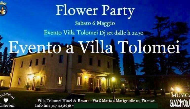 Evento Flower party Villa Tolomei Hotel & Resort