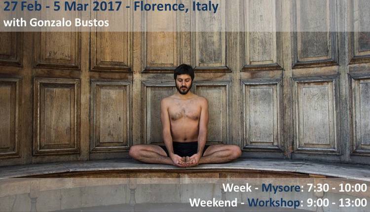 Evento Mysore week & Workshop with Gonzalo Bustos Ashtanga Vinyasa Yoga