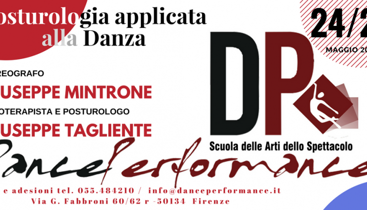 Evento Posturologia applicata alla danza con Giuseppe Mintrone Dance Performance School
