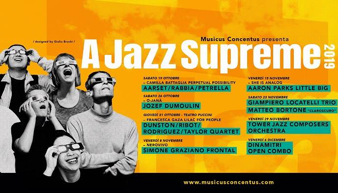 Evento A Jazz Supreme 2019, Aarset, Rabbia e Petrella Sala Vanni