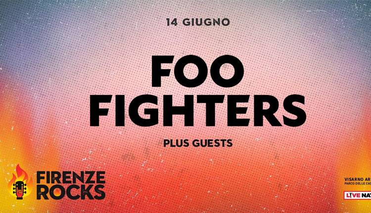 Evento Foo Fighters live a Firenze Rocks Ippodromo del Visarno