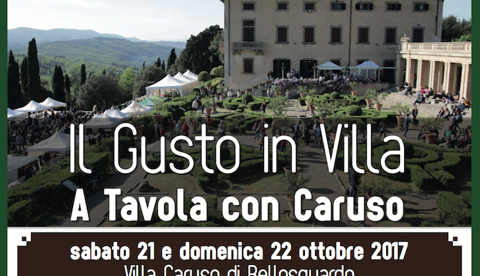 Evento Il Gusto in villa- A tavola con Caruso Villa Caruso