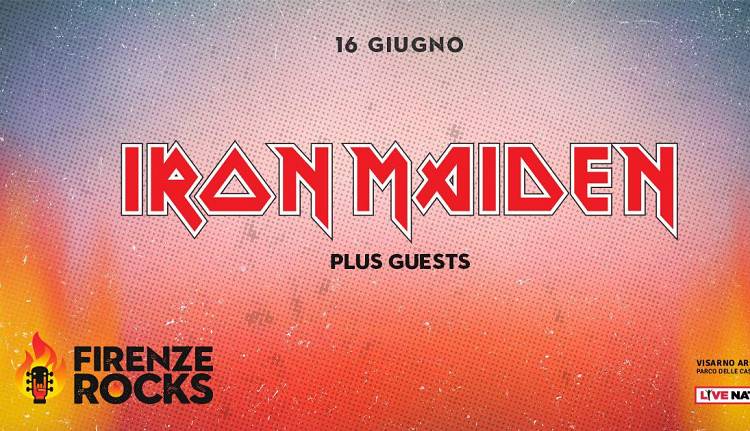 Evento Iron Maiden live a Firenze Rocks Ippodromo del Visarno