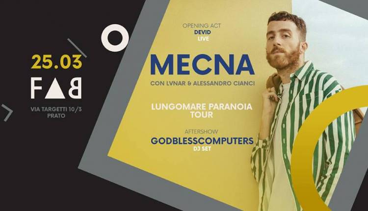 Evento Mecna - Lungomare Paranoia Tour FAB