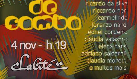 Evento Roda de Samba con o Bonde Carmelindo + Mariane Reis Libreria Cafè La Citè 