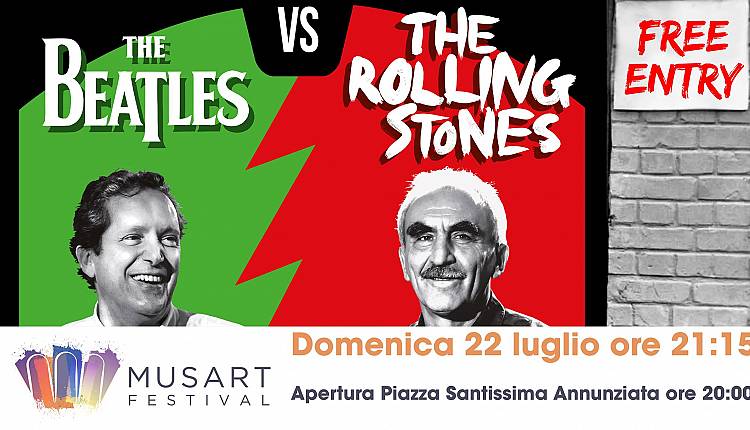 Evento Lezioni di Rock: The Beatles vs The Rolling Stones Piazza Santissima Annunziata