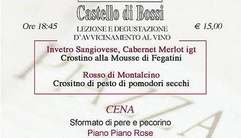 Evento Wine Lover's Club con Azienda Castello di Bossi Piazza del vino
