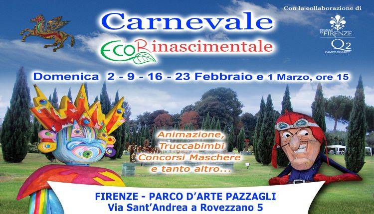 Evento Carnevale Ecorinascimentale 2020 Parco d’arte Pazzagli