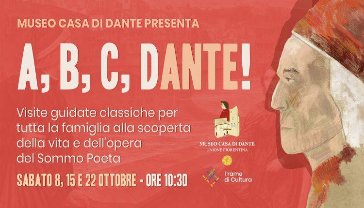 Evento A, B, C, Dante! Visite guidate speciali di ottobre al Museo Casa di Dante Museo Casa di Dante