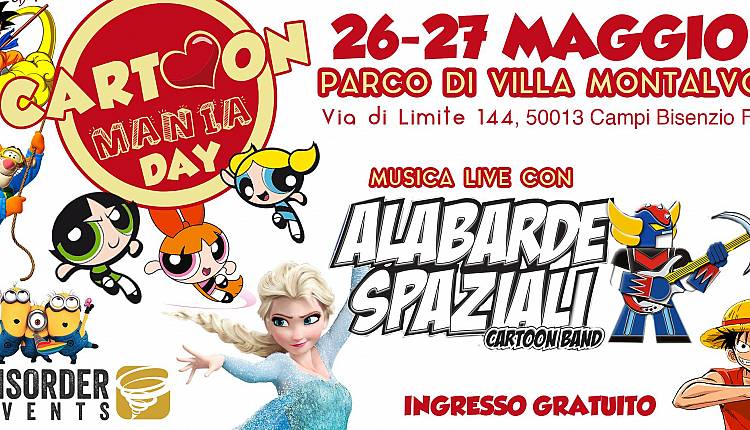 Evento Cartoon mania day e Alabarde spaziali Villa Montalvo