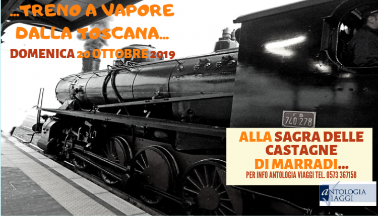 Evento Treno a Vapore per la sagra delle castagne Marradi