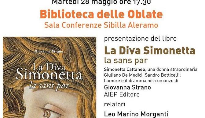 Evento La Diva Simonetta a Firenze Biblioteca delle Oblate