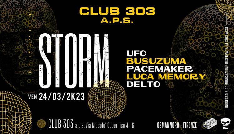 Evento Storm CLUB 303