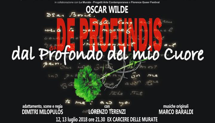 Evento De Profundis: l'amore e la reclusione di Oscar Wilde Le Murate. Progetti Arte Contemporanea