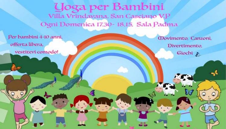 Evento Yoga per Bambini Villa Vrindavana Iskcon
