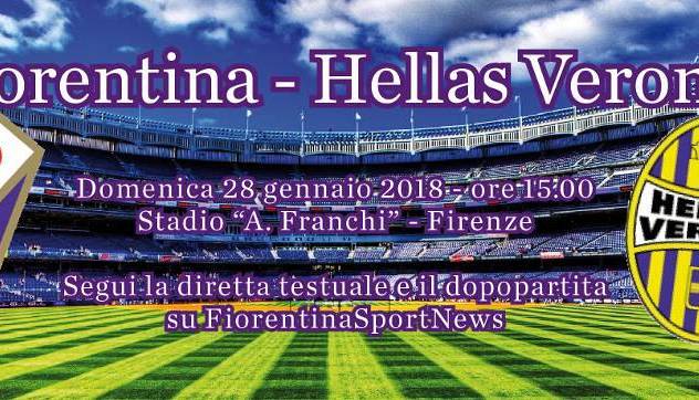 Evento Fiorentina - Hellas Verona 3a del girone di ritorno Stadio Artemio Franchi