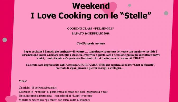 Evento Cooking class per Single Cescot