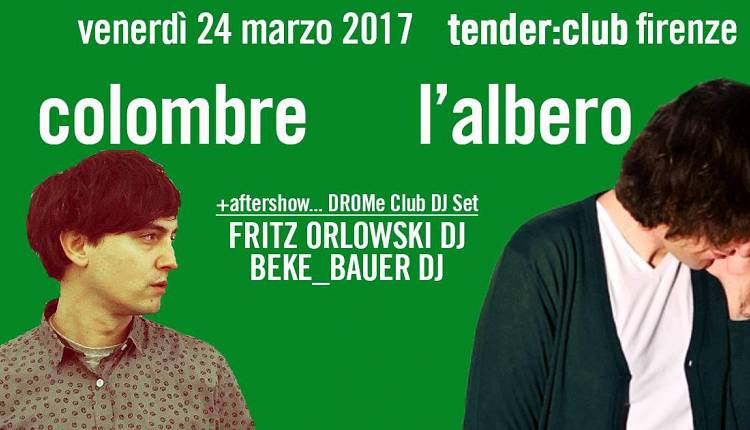 Evento Colombre + l'Albero live  Tender Club