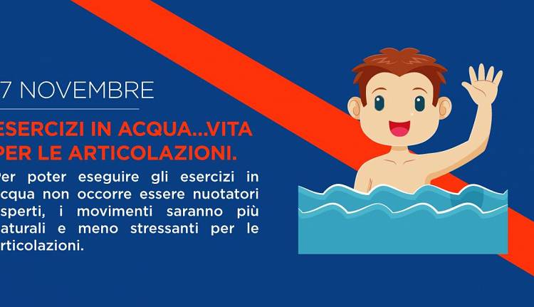 Evento Esercizi in acqua per le articolazioni Sport Clinic Center Firenze
