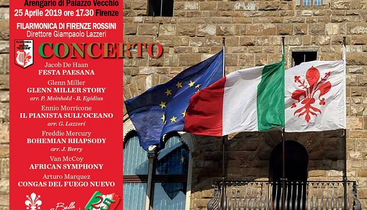 Evento Concerto per la Liberazione  Firenze Piazza della Signoria