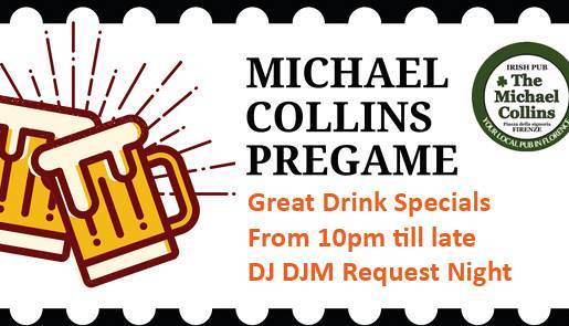 Evento Michael Collins Pregame The Michael Collins 