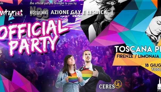Evento Toscana Pride Official Party Limonaia di Villa Strozzi