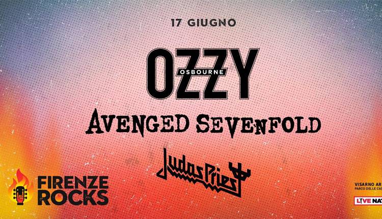 Evento Ozzy Osbourne, Avenged Sevenfold, Judas Priest / Firenze Rocks Ippodromo del Visarno