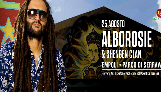 Evento Beat festival 2017: ALBOROSIE + CHISCO, TU SHUNG PENG, DJ ROLLOVER  Parco di Serravalle