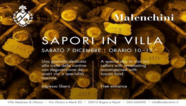 Evento Sapori in Villa Villa Medicea di Lilliano Wine Estate