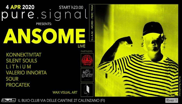 Evento Pure Signal - Ansome LIVE Il Buio Club 