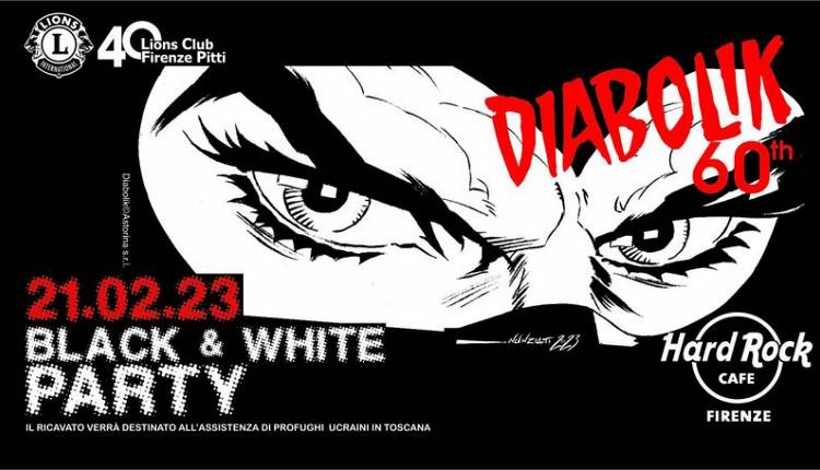 Evento Diabolik, black e white party all'Hard Rock Cafe Hard Rock Cafe
